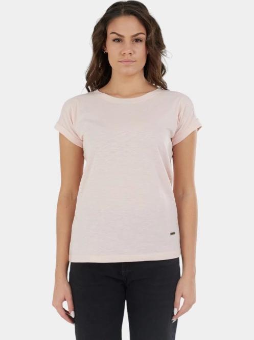 tricou cu maneci scurte pt. femei Fundango Amira T-shirt roz 2