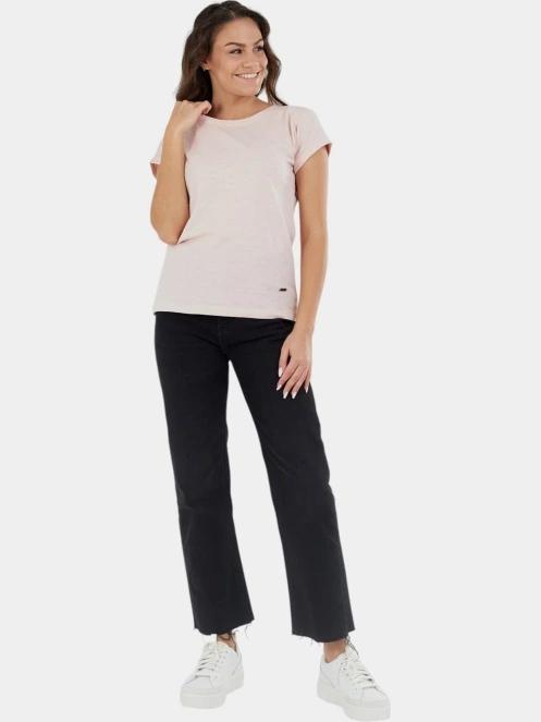 tricou cu maneci scurte pt. femei Fundango Amira T-shirt roz 4