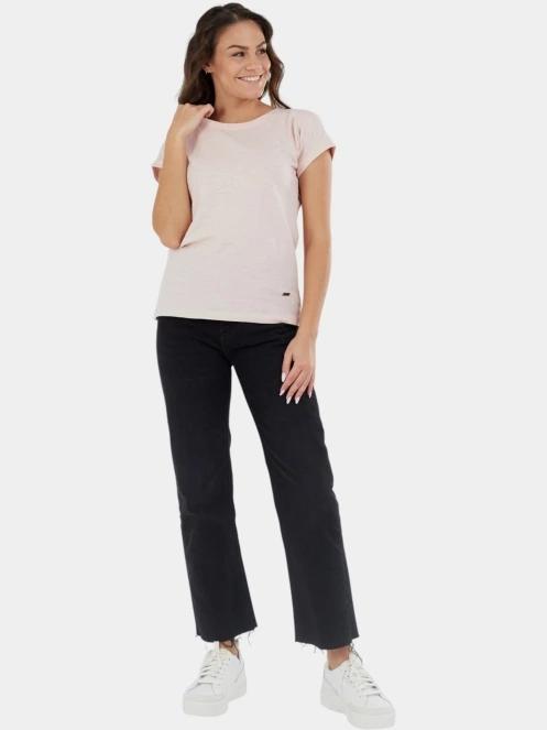 tricou cu maneci scurte pt. femei Fundango Amira T-shirt roz 4