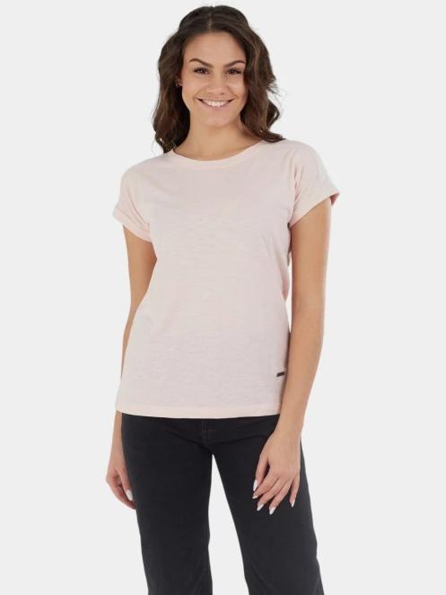 tricou cu maneci scurte pt. femei Fundango Amira T-shirt roz 5