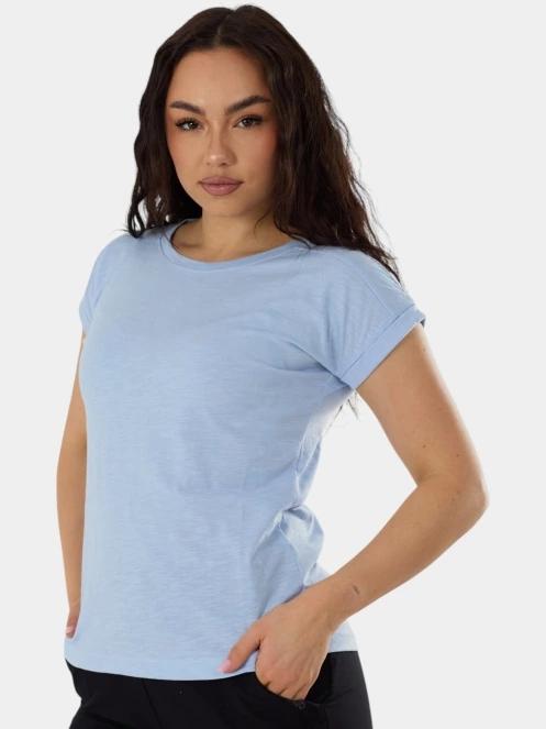 tricou cu maneci scurte pt. femei Fundango Amira T-shirt albastru deschis 2