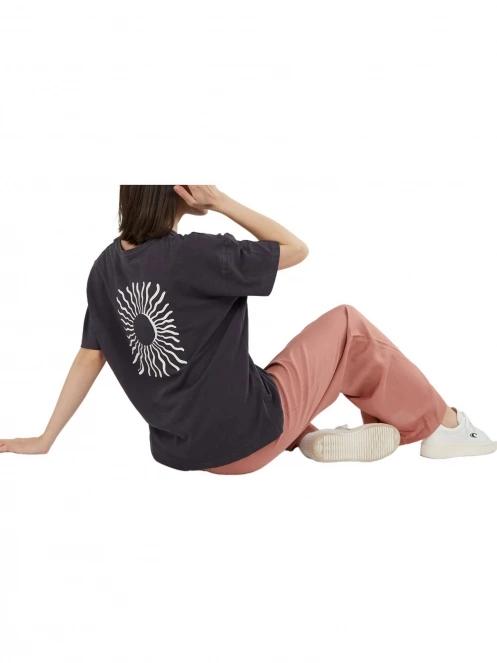 tricou cu maneci scurte pt. femei Fundango Nissa T-shirt negru 4