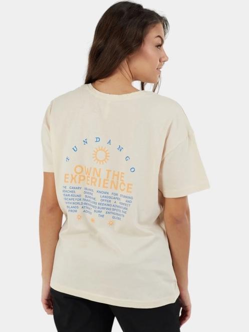 tricou cu maneci scurte pt. femei Fundango Sunshine Surf-T nisip 8