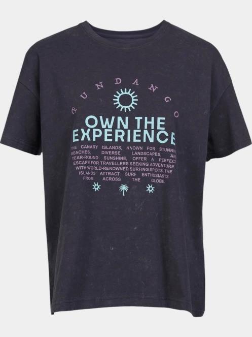 tricou cu maneci scurte pt. femei Fundango Sunshine Surf-T negru 11
