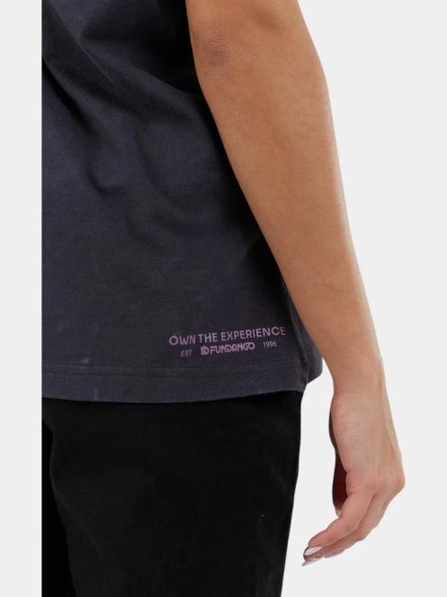 tricou cu maneci scurte pt. femei Fundango Sunshine Surf-T negru 8