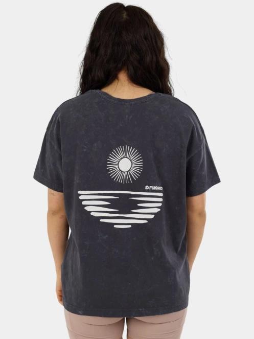 tricou cu maneci scurte pt. femei Fundango Sunshine II Surf-T negru 3