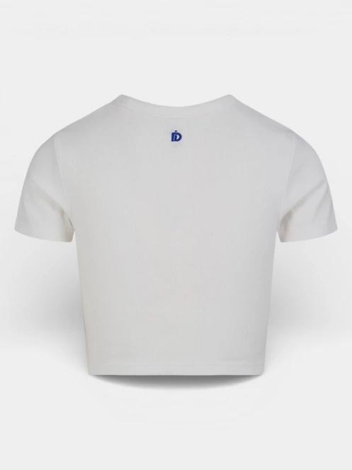 crop top pt. femei Fundango Sora Cropped T-shirt alb 8