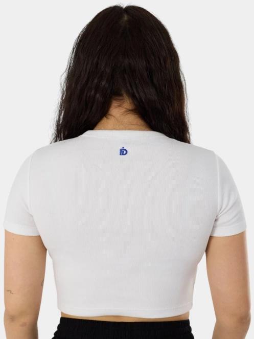 crop top pt. femei Fundango Sora Cropped T-shirt alb 3