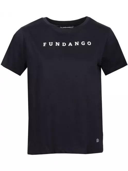 tricou cu maneci scurte pt. femei Fundango Womens Logo T negru 2