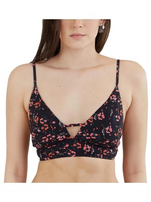 sutien bikini pt. femei Fundango Sahara V-neck Cami Top negru 2