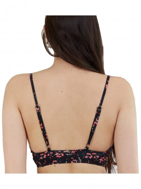 sutien bikini pt. femei Fundango Sahara V-neck Cami Top negru 3