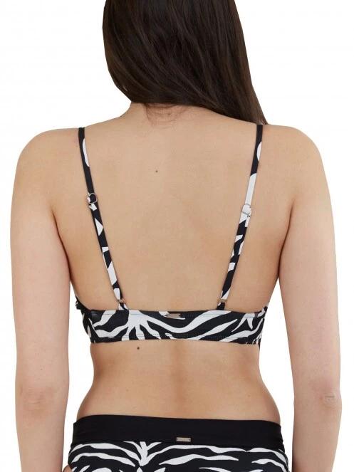 sutien bikini pt. femei Fundango Sahara V-neck Cami Top negru 3