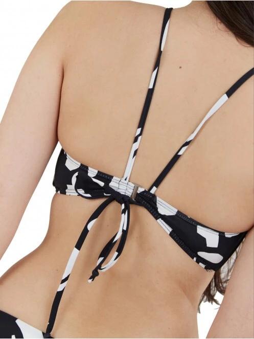 sutien bikini pt. femei Fundango Hogg High Neck Top negru 6