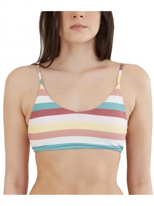 sutien bikini pt. femei Fundango Moana Classic Top alb 2