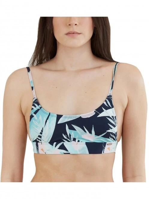 sutien bikini pt. femei Fundango Moana Bralette Top albastru inchis 2