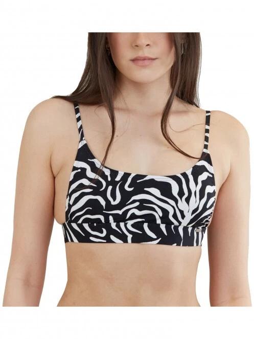 sutien bikini pt. femei Fundango Moana Bralette Top negru 2