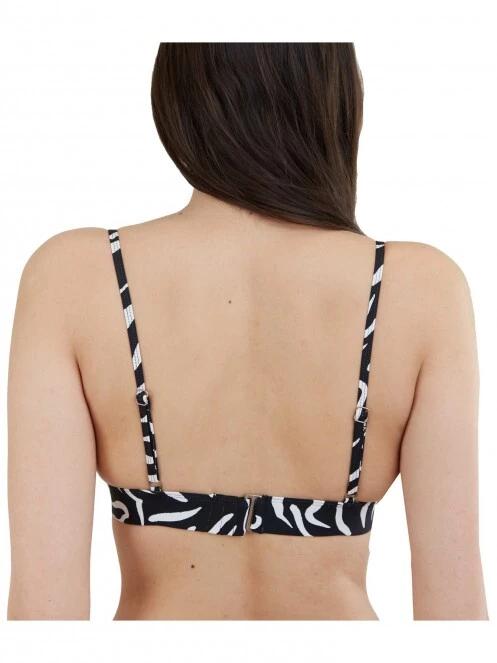 sutien bikini pt. femei Fundango Moana Bralette Top negru 3