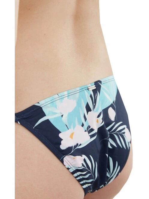 chiloti bikini pt. femei Fundango Innisfil Tie-side Bottoms albastru inchis 5