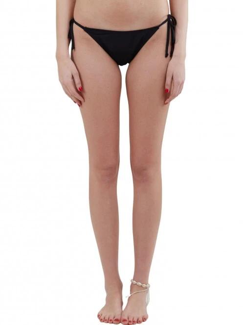 chiloti bikini pt. femei Fundango Innisfil Tie-side Bottoms negru 2