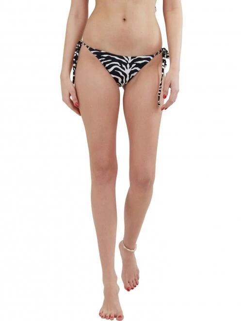 chiloti bikini pt. femei Fundango Innisfil Tie-side Bottoms negru 2