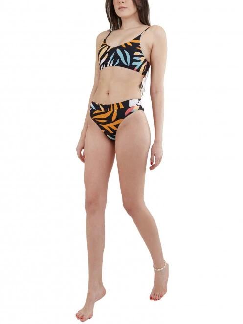 chiloti bikini pt. femei Fundango Sahara Mid Waist Full Bottoms multicolor 4
