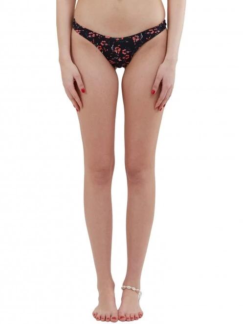 chiloti bikini pt. femei Fundango Madison High Cut Bottoms negru 2