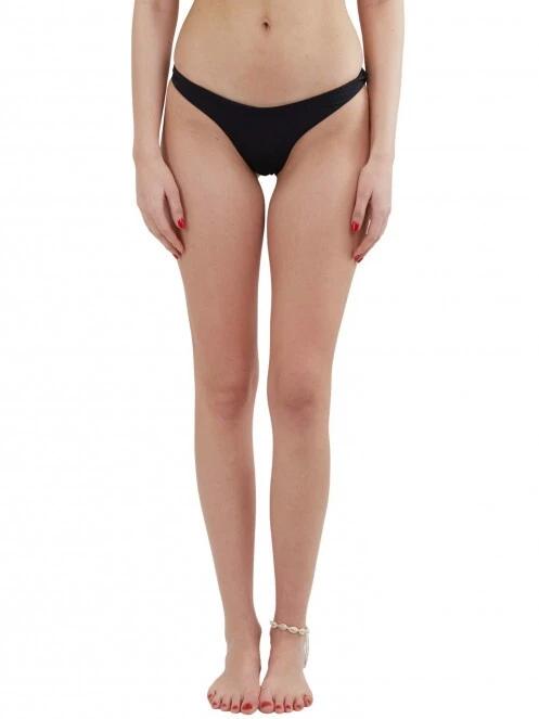 chiloti bikini pt. femei Fundango Madison High Cut Bottoms negru 2