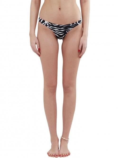 chiloti bikini pt. femei Fundango Madison High Cut Bottoms negru 2