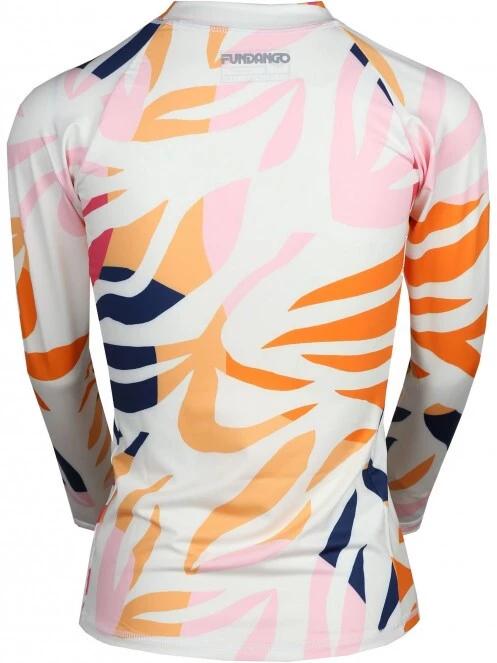 lycra cu maneci lungi pt. femei Fundango Joyce Long Sleeve Rashguard alb 7