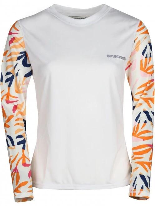 lycra cu maneci lungi pt. femei Fundango Loren Long Sleeve Rashguard alb 6