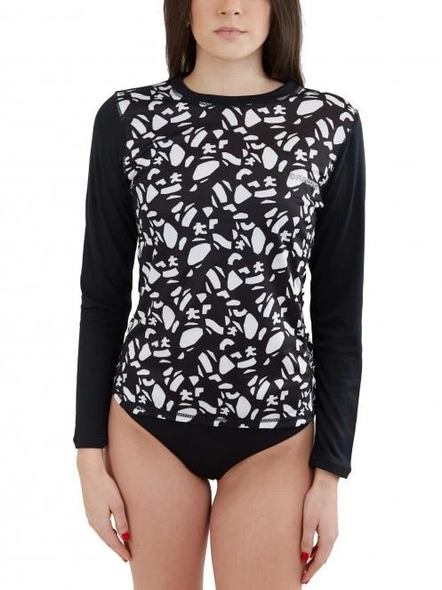 lycra cu maneci lungi pt. femei Fundango Loren Long Sleeve Rashguard negru 2