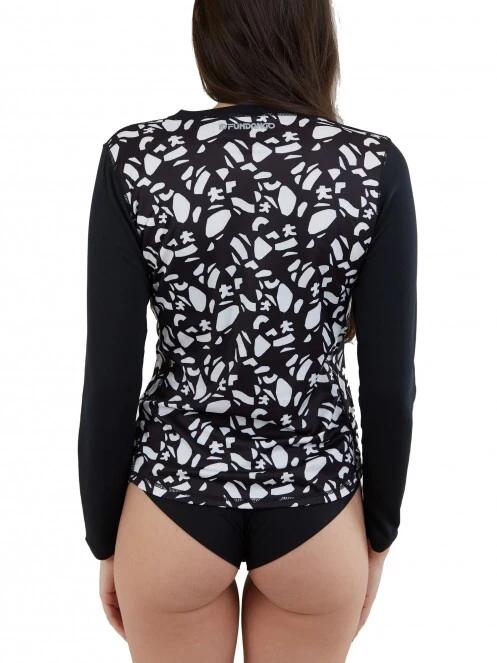 lycra cu maneci lungi pt. femei Fundango Loren Long Sleeve Rashguard negru 3