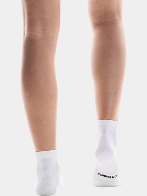 ciorapi sport ON Core Run Sock Mid 2P alb 4