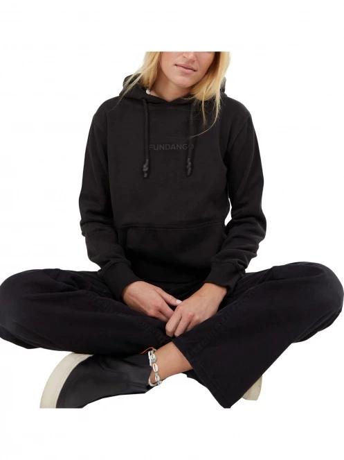 pulover pt. femei Fundango Mirage Hooded Sweatshirt negru 6