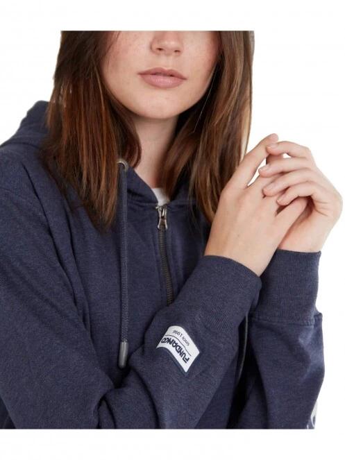 pulover pt. femei Fundango Neraly Hooded Sweatshirt albastru 4