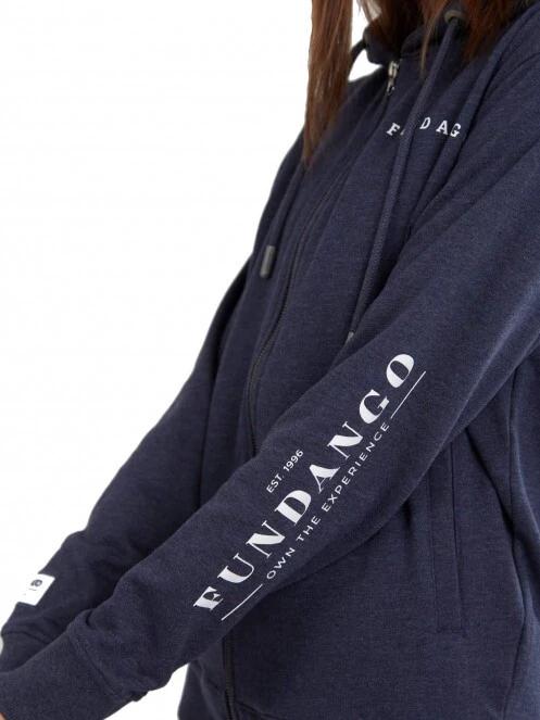 pulover pt. femei Fundango Neraly Hooded Sweatshirt albastru 5