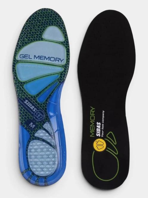branturi pt. barbati Sidas Cushioning Gel Memory albastru 3
