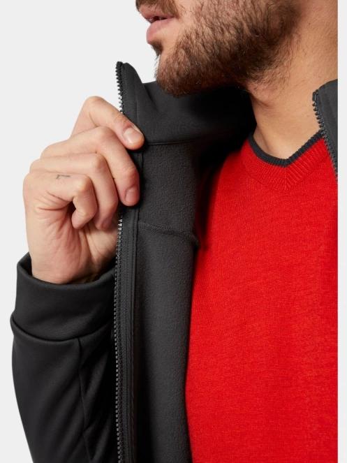 pulover polar pt. barbati Helly Hansen Crew Fleece Jacket negru 4