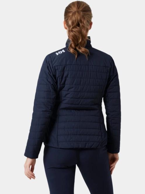 geaca matlasata de tranzitie pt. femei Helly Hansen W Crew Insulator Jacket 2.0 albastru inchis 3