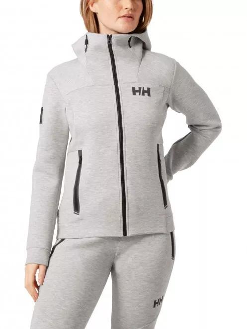 pulover cu gluga pt. femei Helly Hansen W Hp Ocean Swt Jacket gri 2