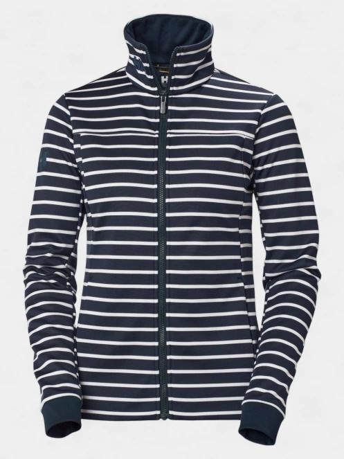 pulover polar pt. femei Helly Hansen W Crew Fleece Jacket albastru inchis 2