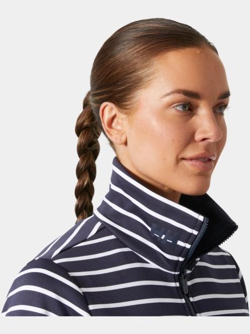 pulover polar pt. femei Helly Hansen W Crew Fleece Jacket albastru inchis 4