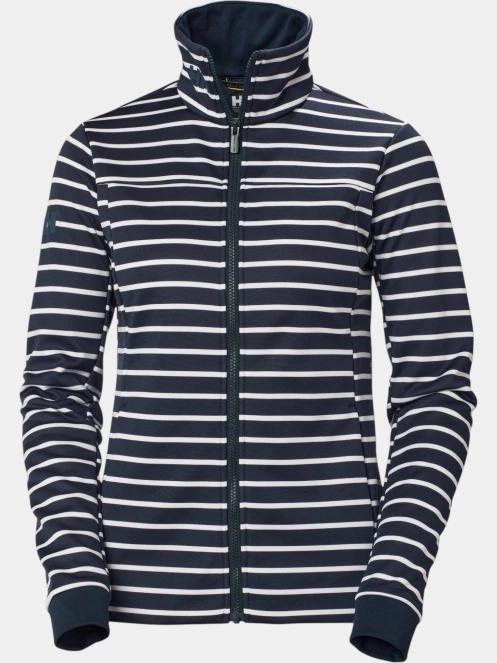 pulover polar pt. femei Helly Hansen W Crew Fleece Jacket albastru inchis 6