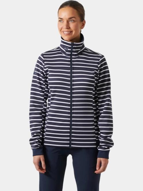 pulover polar pt. femei Helly Hansen W Crew Fleece Jacket albastru inchis 2