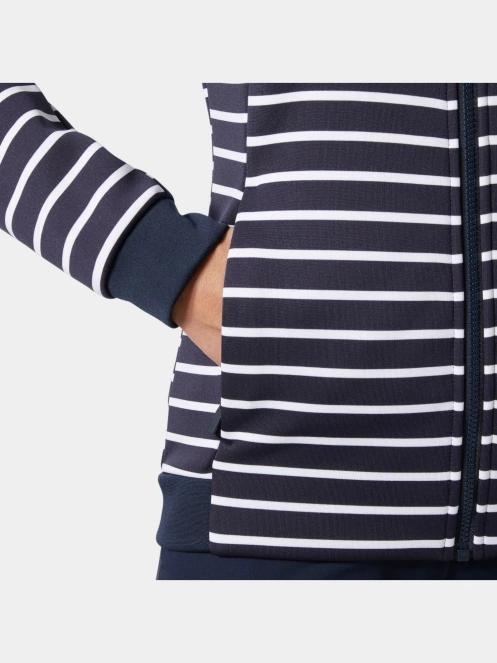 pulover polar pt. femei Helly Hansen W Crew Fleece Jacket albastru inchis 4