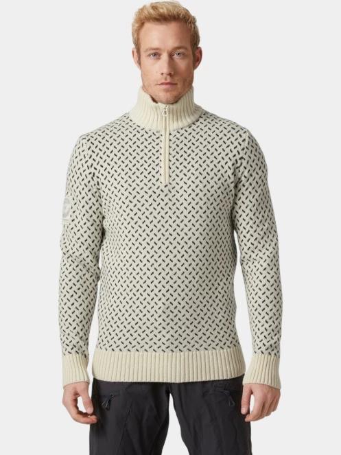 pulover pt. barbati Helly Hansen Arctic Icelander 1/2 Zip alb 2