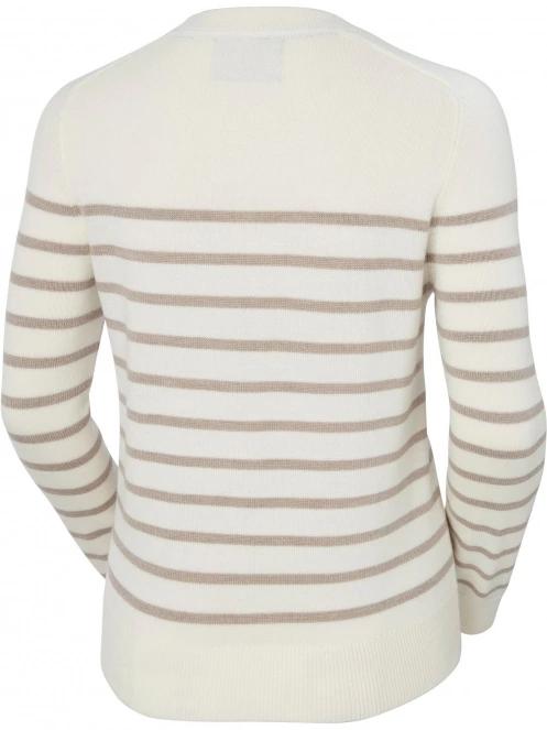 pulover pt. femei Helly Hansen W Molene Wool Sweater alb 7