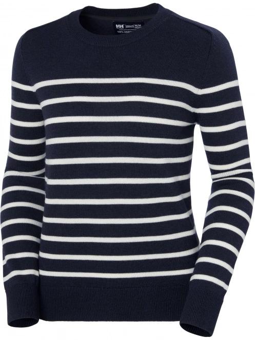 pulover pt. femei Helly Hansen W Molene Wool Sweater albastru inchis 5