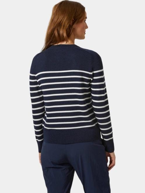 pulover pt. femei Helly Hansen W Molene Wool Sweater albastru inchis 3
