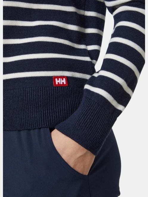 pulover pt. femei Helly Hansen W Molene Wool Sweater albastru inchis 4